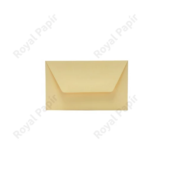 Színes boríték  (70X117) névjegy enyvezett  pasztell krém/bézs