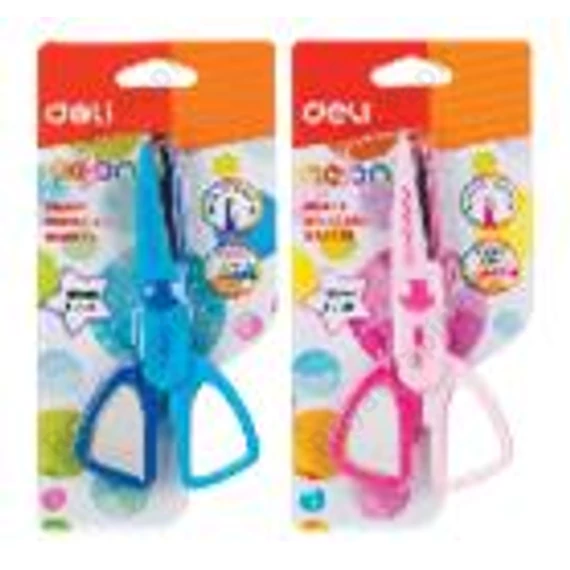 Cikk-cakk olló, 135mm, DELI 