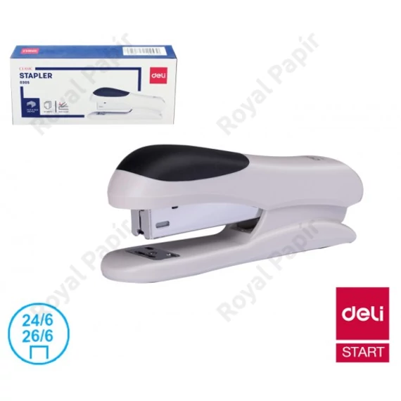 Tűzőgép, 24/6, 26/6, 20 lap, DELI 