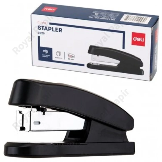 Tűzőgép, 24/6, 26/6, 25 lap, DELI 