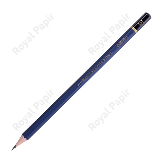 Grafitceruza, 2H, hatszögletű, 12 darabos, DELI 