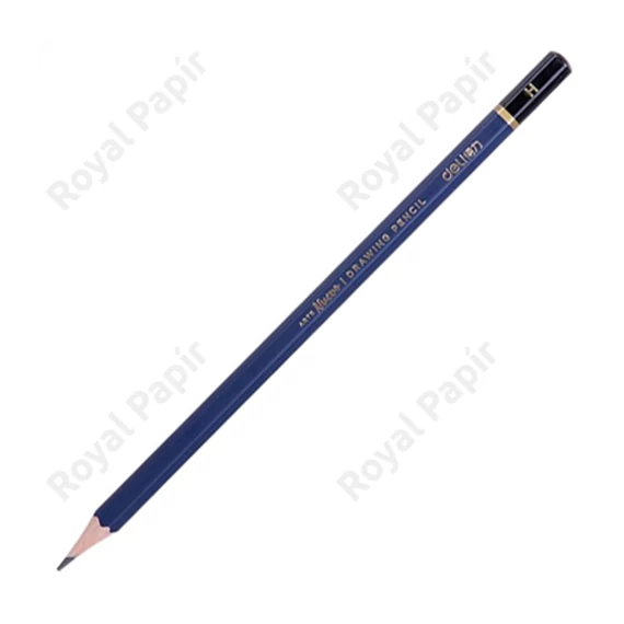 Grafitceruza, H, hatszögletű, 12 darabos, DELI 