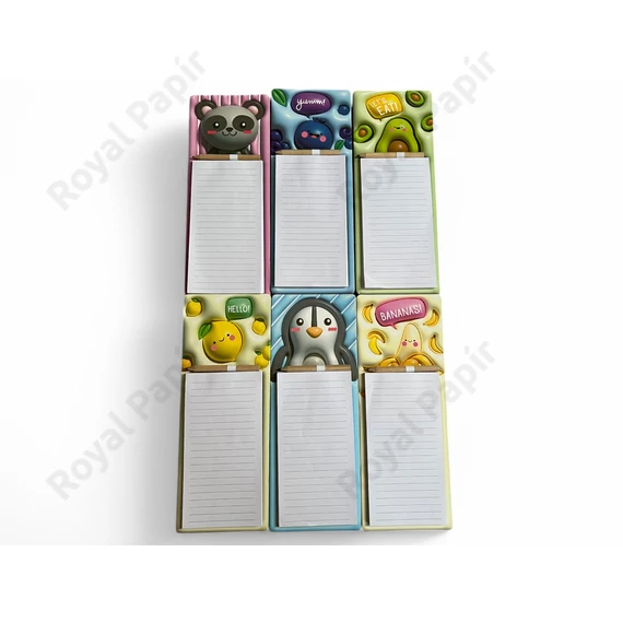 Hűtőmágneses jegyzettömb ceruzával - 27x11 cm /11/