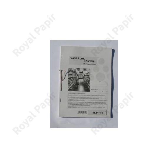 Vásárlók könyve (25x2)  B.11-1/V/ÚJ