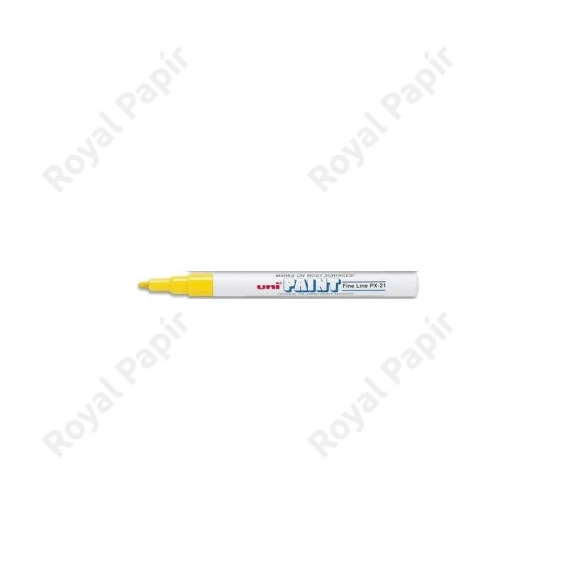 Lakkfilc  UNI PX-21 (0,8-1,2mm) citromsárga