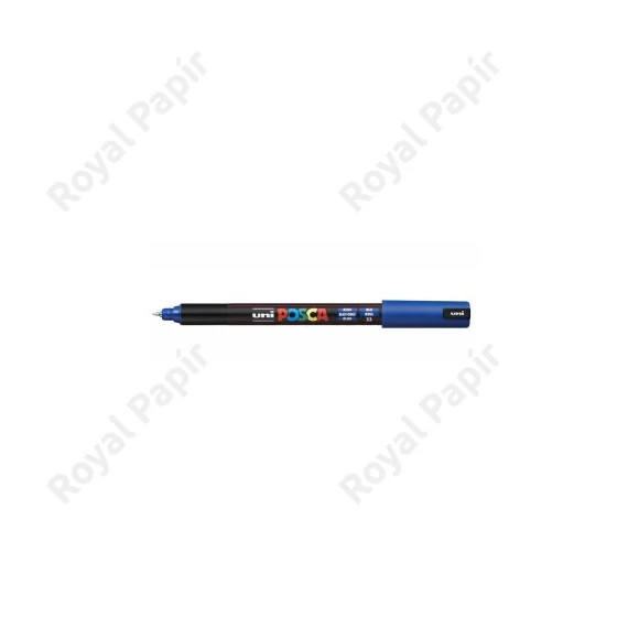 Marker dekor UNI Posca PC-1MR  (0,7mm) tűhegyű kék