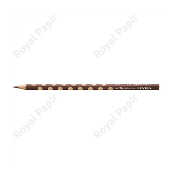 Szóló színesceruza Lyra Groove Slim, sötét barna