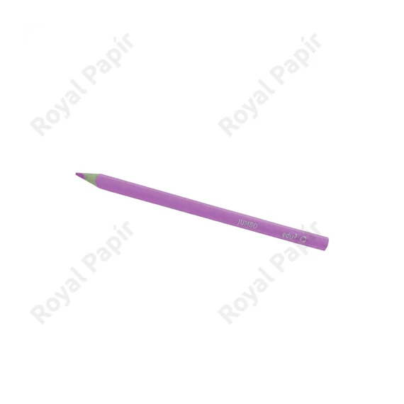 Szóló színesceruza, vastag, háromszögletű EDU, pink