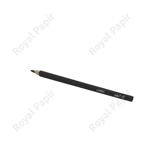 Szóló színesceruza, vastag, háromszögletű EDU, fekete