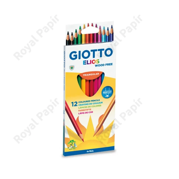 Színes ceruza 12-es Giotto Elios háromszögletű