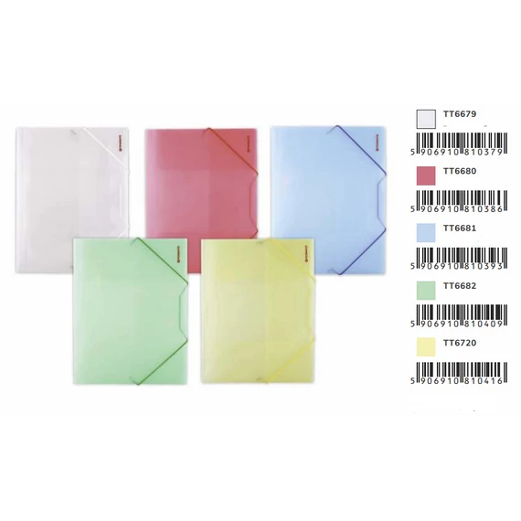 Penmate PVC gumis mappa A/4 kék